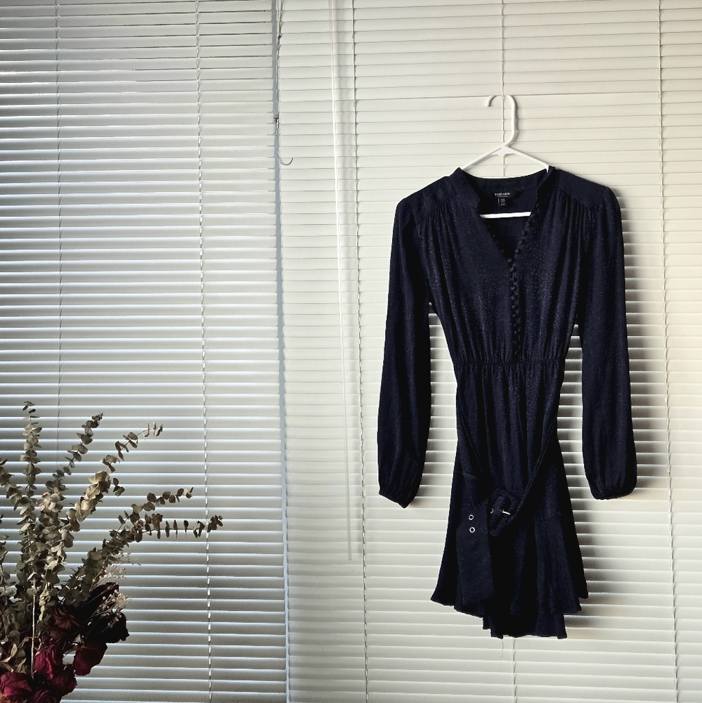 EverNew Elegant Navy Blue Women's Dress